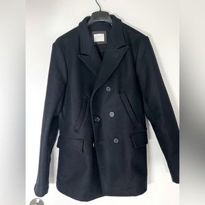 Billy Reid Bond Peacoat. Size medium in navy. Like new - hardly worn!